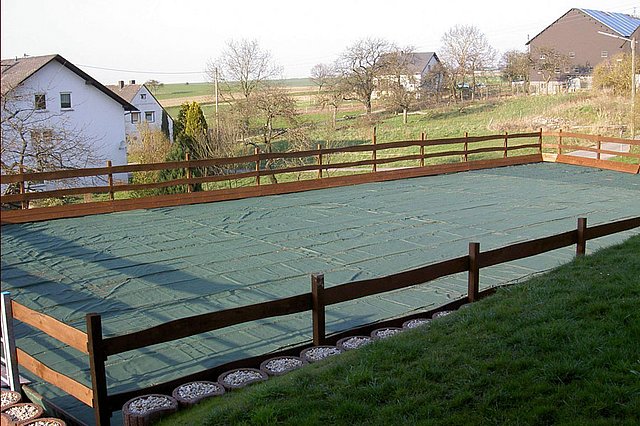 Reitanlage Trennschicht